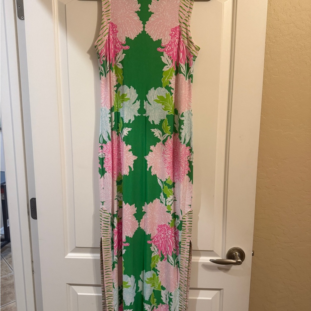 Lilly Pulitzer Wellington Maxi Dress in Terrace Green Go With The Flow